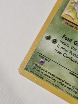 Koffing 51/102 Common Base Set Unlimited Pokemon NM Vintage - Image 4
