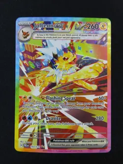 Pokemon TCG Prismatic Evolutions Jolteon ex SIR #153/131 Fresh Pull NM/M #2 - Image 1