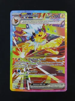 Pokemon TCG Prismatic Evolutions Jolteon ex SIR #153/131 Fresh Pull NM/M #2 - Image 2