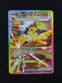 Pokemon TCG Prismatic Evolutions Jolteon ex SIR #153/131 Fresh Pull NM/M #2 - Image 5