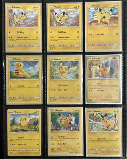 Lot of 34 TCG Pokemon Pikachu Common Non Holo Charmander Reverse Holo - Image 2