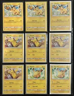 Lot of 34 TCG Pokemon Pikachu Common Non Holo Charmander Reverse Holo - Image 3