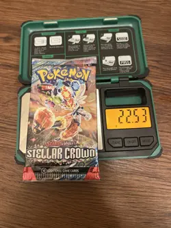 22.53g🔥 HEAVY 🔥 Pokemon TCG Stella Crown Booster Pack! FACTORY SEALED!!!✅ - Image 1