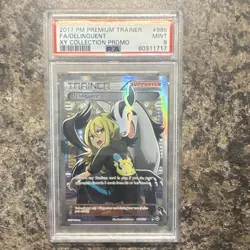 Pokemon PSA 9 2017 Delinquent Trainer 098B/122 Promo Full Art Holo EN - Image 1