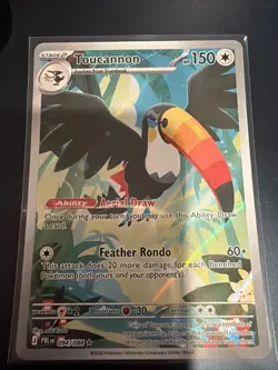 2026 Pokemon Pitch Black Toucannon Illustration Rare #94/84 - Image 1
