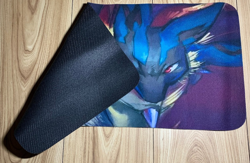 POKEMON - MEGA LUCARIO - RUBBER PLAYMAT - 60CM X 30CM - PERFECT FOR TCG - Image 2