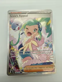 Pokemon TCG Lisia's Appeal Sv08: Surging Sparks Card 246/191 NM Condition - Image 1