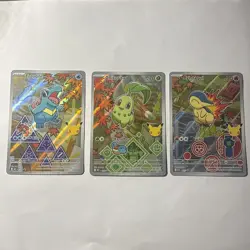 Pokemon TCG First Partner Illustration Collection Series 2 Johto Gen 2 Set - Image 1