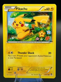 Pikachu 27/111 Common Furious Fists Pokemon Lightly Played FFI - Image 1