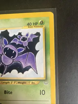Zubat 59/64 Neo Revelation 1st Edition WOTC Vintage Pokemon LP - Image 3