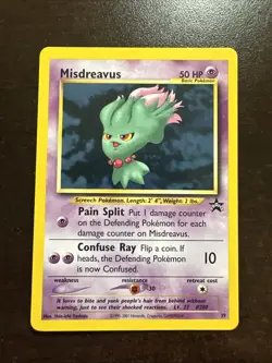 Misdreavus 39 Promo LP Pokemon TCG Black Star Promo WOTC - Image 1