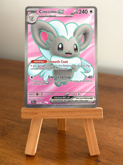 Pokemon Cinccino ex 105/086 Me04: Chaos Rising Ultra Rare Holo - Image 1