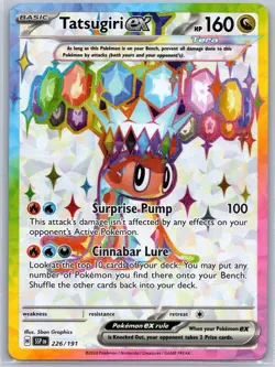 Tatsugiri ex 226/191 Ultra Rare Surging Sparks Pokemon Holo Near Mint - Image 1