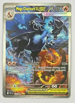 2025 Pokemon PFL Mega Charizard X ex Special Illustration Rare #125/094 🔥🔥🔥 - Image 1