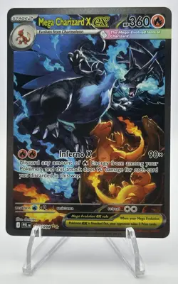 2025 Pokemon PFL Mega Charizard X ex Special Illustration Rare #125/094 🔥🔥🔥 - Image 3