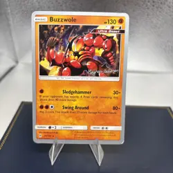 Buzzwole 77/131 R Forbidden Light LP Pokemon TCG - World Championships 2018 - Image 1
