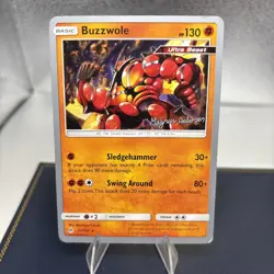 Buzzwole 77/131 R Forbidden Light LP Pokemon TCG - World Championships 2018 - Image 2