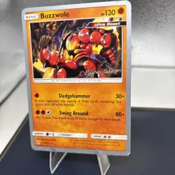 Buzzwole 77/131 R Forbidden Light LP Pokemon TCG - World Championships 2018 - Image 3