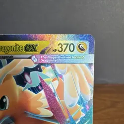 Pokemon TCG Mega Dragonite EX 152/217 ASC Rare Holo Full Art 370 HP - Image 2