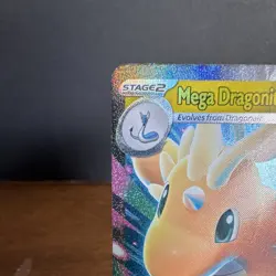 Pokemon TCG Mega Dragonite EX 152/217 ASC Rare Holo Full Art 370 HP - Image 3