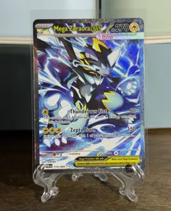Pokemon Mega Zeraora EX 114/084 Pitch Black NM - Image 1