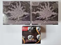 Pokemon Pitch Black - 2x Pokemon Center Elite Trainer Box + Booster Box - SEALED - Image 1