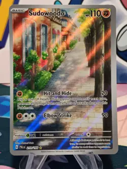 Pokemon TCG Sudowoodo 219/193 Paldea Evolved Illustration Rare Full Art NM - Image 1