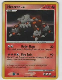Heatran Rare POP Series 8 1/17 Holo Near Mint Pokemon - Image 1