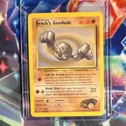 Wizards of the Coast Pokemon TCG Brock's Geodude 066/132 Gym Heroes EN Unlimited - Image 1