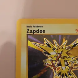 Wizards Pokemon TCG Zapdos 16/102 Base Set Holo Rare Unlimited 90 HP EN 1999 - Image 2