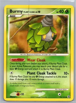 BURMY PLANT CLOAK 78/132 COMMON SECRET WONDERS POKEMON LIGHTLY PLAYED - Image 1