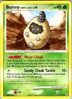 Burmy Sandy Cloak 79/132 Secret Wonders Pokemon Near Mint - Image 1