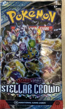 Pokemon * Stellar Crown * Scarlet & Violet SV07 Booster Pack - Image 1