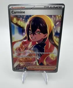 Pokemon Carmine Trainer 217/167 Twilight Masquerade SIR - PACK FRESH - Image 1