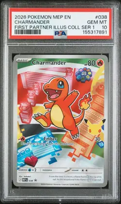 POKEMON FIRST PARTNER ILLUSTRATION PSA 10 SEQUENTIAL SET 37 38 39 GEN 1 KANTO - Image 3