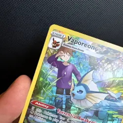 Vaporeon TG02/TG30 Swsh09 Brilliant Stars Trainer Gallery Holo - Pokemon Card NM - Image 3