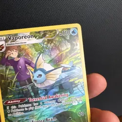 Vaporeon TG02/TG30 Swsh09 Brilliant Stars Trainer Gallery Holo - Pokemon Card NM - Image 4