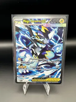Pokemon Special Illustration Rare Mega Zeraora ex 114/084 Me05: Pitch Black Holo - Image 1