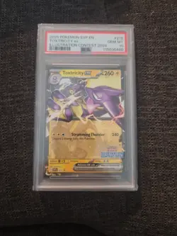 Toxtricity EX Illustration Contest 2024 Black Star Promo, Pokemon PSA 10 - Image 1