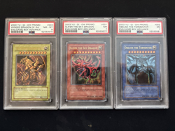 Yu-Gi-Oh Gbi God Cards PSA 7-7-8 Ultra Rare Slifer , Ra , Obelisk - Image 1