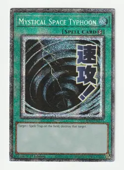 Yu-Gi-Oh! TCG Mystical Space Typhoon RA05-EN112 Starlight Rare - M/NM - Image 1