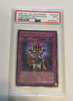 2006 YU-GI-OH! PROMO JUMP MAGAZINE #EN008 JUDGMENT/THE PHARAOH JUMP MAGAZINE - Image 1