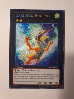 Yugioh Daigusto Phoenix HA06-EN054 Secret Rare 1st Ed - Image 1