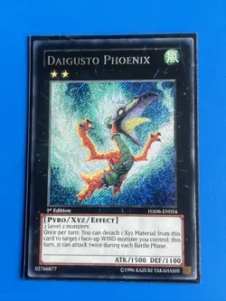 DAIGUSTO PHOENIX HA06-EN054 SECRET RARE 1ST ED YuGiOh - Image 1