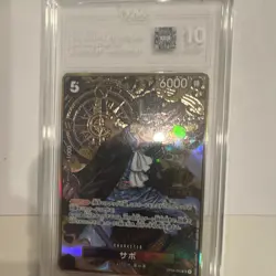 Bandai Sabo OP04-083 TAG 10 Foil Full Art Special Rare One Piece JP - Image 1
