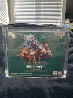 One Piece TCG OP-08 Two Legends Booster Box English Sealed Acrylic box included - Image 1
