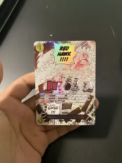 One Piece TCG OP11-114 Gum-Gum Fire-Fist Pistol RedHawk Alt Art Manga Variant #2 - Image 1