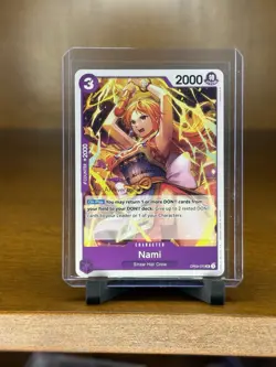 One Piece Nami Op09-070 2nd Anniversary Stamp - Image 1