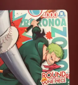 Round1 Promo #PRB02-006 Roronoa Zoro Round One English One Piece - Image 4