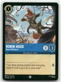 Robin Hood - Desert Wanderer Common Wilds Unknown 137/204 Disney Lorcana - Image 1